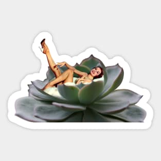 Pin-up Loves Nature - Cyd Charisse 2 Sticker